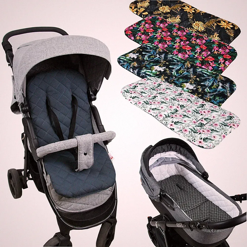 BABYLUX Matratze für Kinderwagen Babywanne Buggy Sitzauflage Auflage Doppelseiti