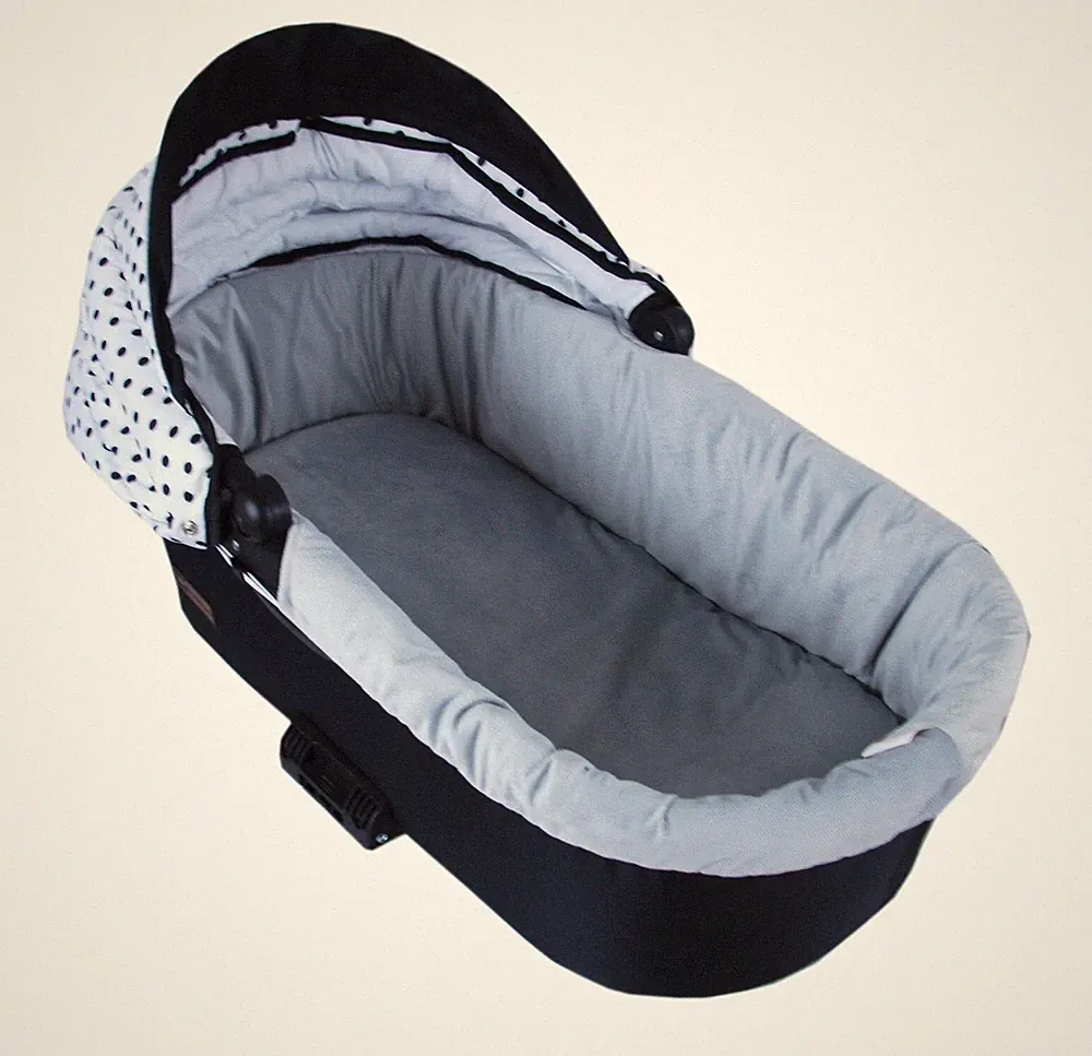 BABYLUX Nestchen für Kinderwagen Stubenwagen BABYWANNE + Matratze 2 Tlg Set