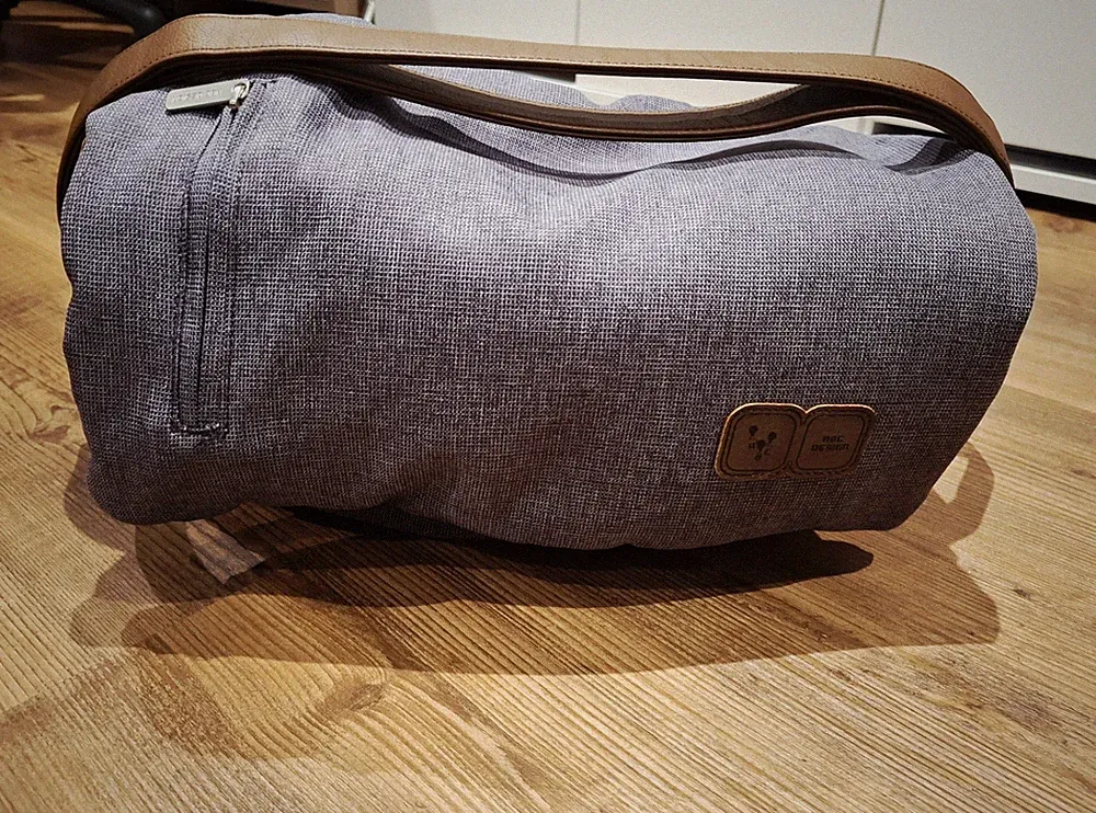 Babyzubehör, Wickeltasche ABC-Design dunkelblau