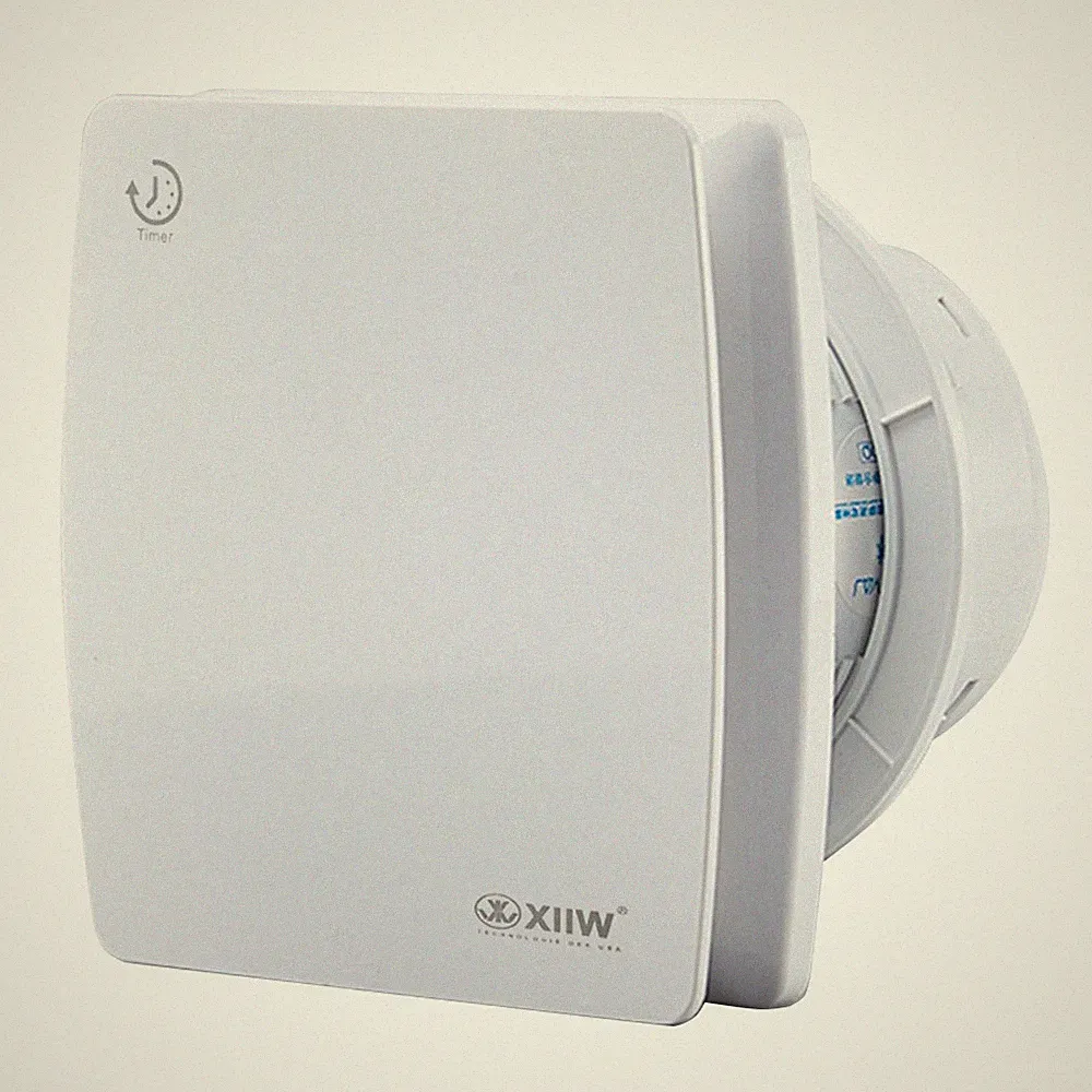 Badlüfter leise 100/150mm Feuchtesensor Nachlauf Bad WC Wand Ventilator Abluft