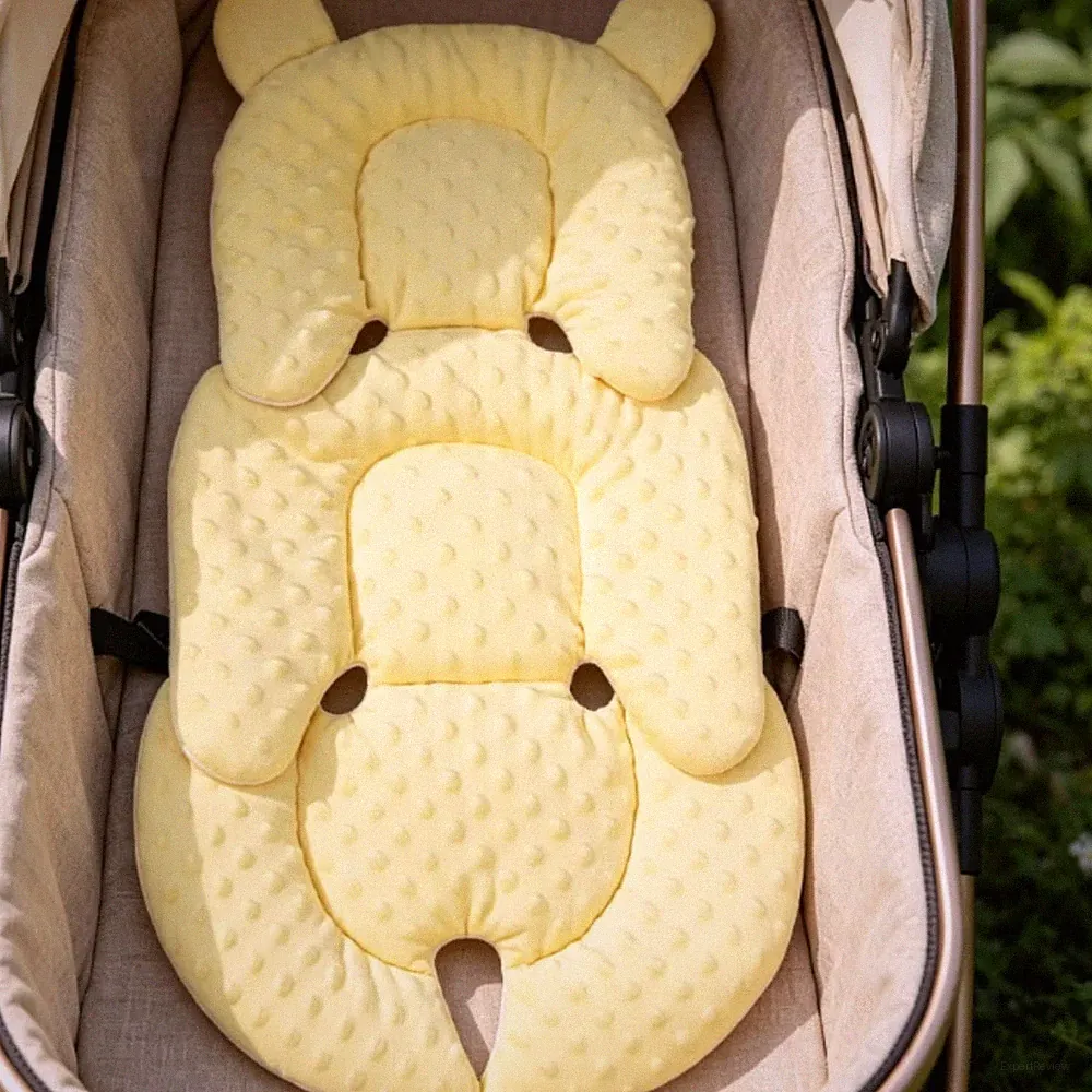 baumwollene Kinderwagenmatte bequem Kinderwagen-Sitzmatte atmungsaktiv für