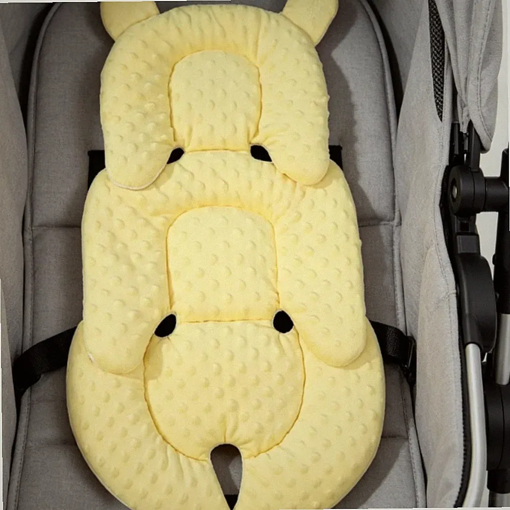 baumwollene Kinderwagenmatte pflegeleicht Kinderwagen-Sitzmatte für Neugeborene