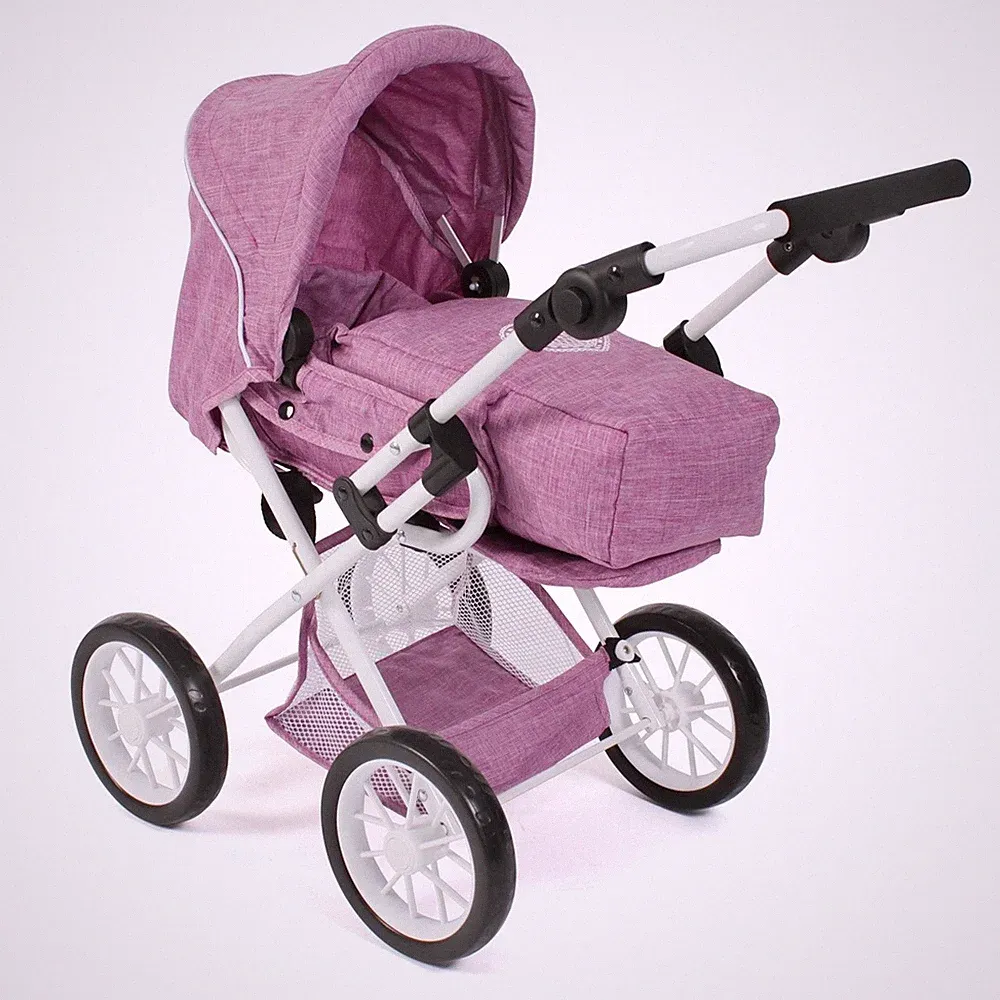 Bayer Chic 2000 Kombi-Puppenwagen LENI Jeans pink