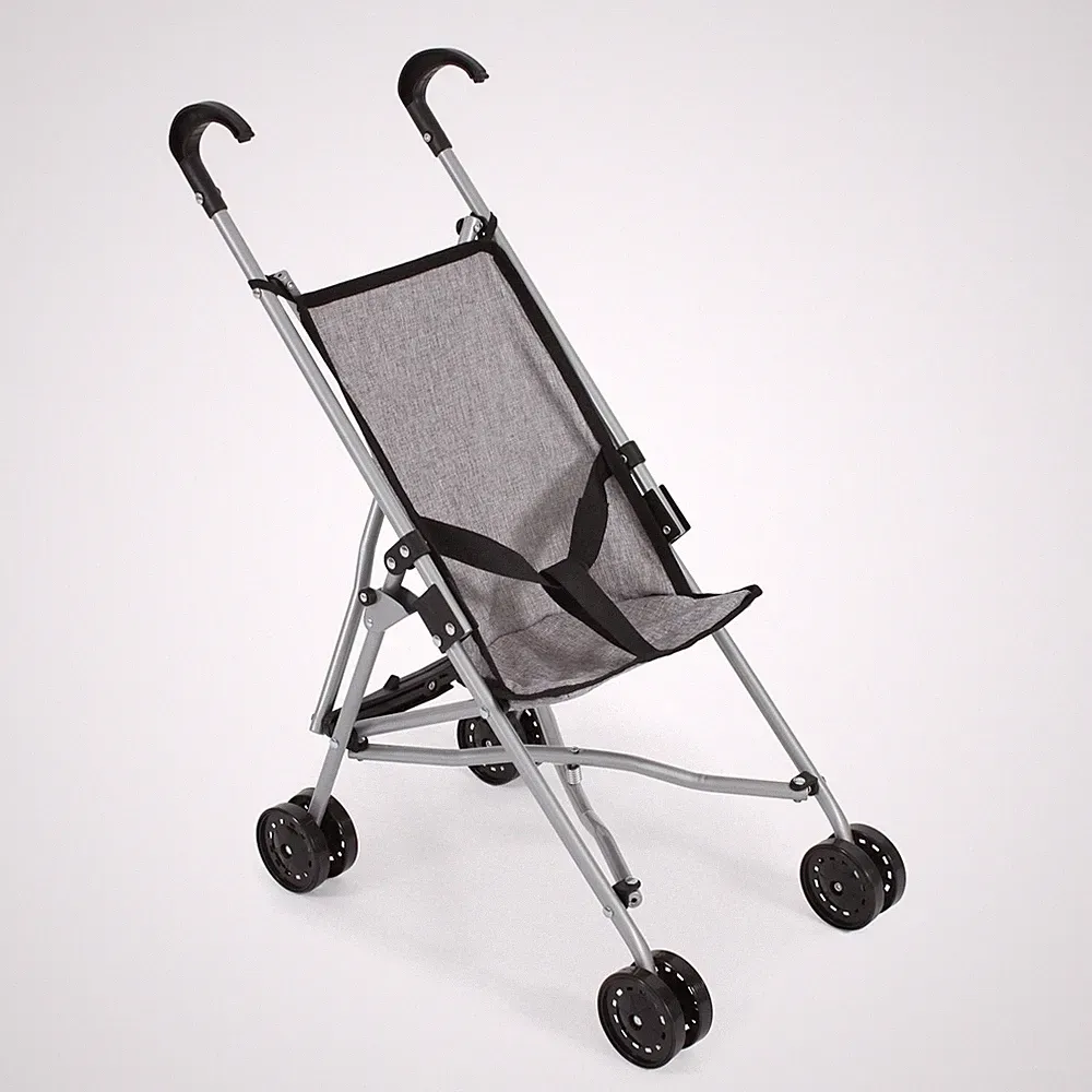 Bayer Chic 2000 Mini-Buggy Puppenwagen Kinderwagen melange grau