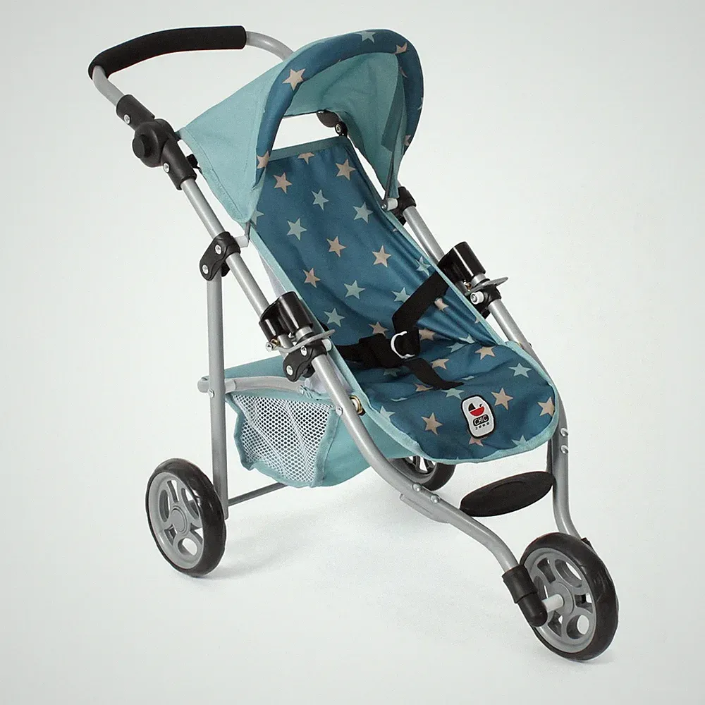 Bayer Chic 2000 Puppen Jogging Buggy LOLA Sternchen türkis