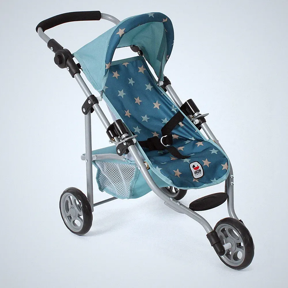 Bayer Chic 2000 Puppen Jogging Buggy LOLA Sternchen türkis