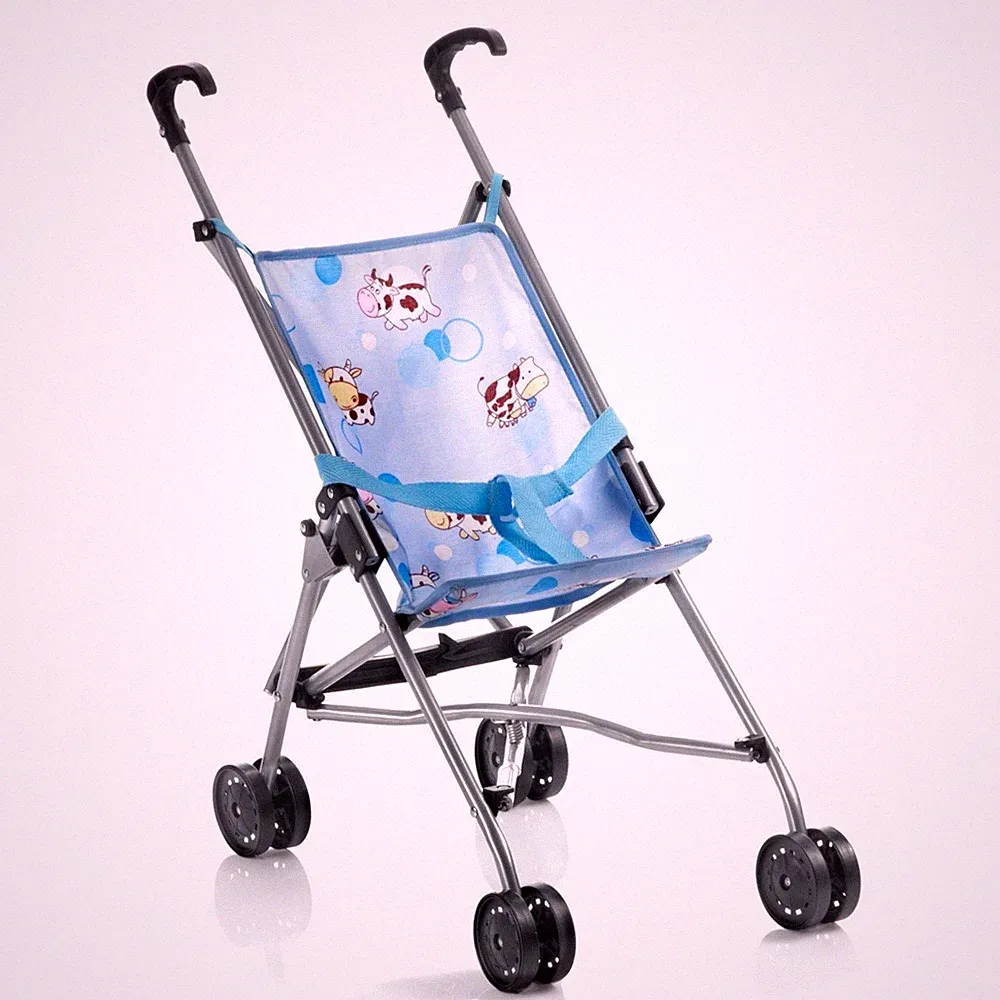 Bayer Chic 2000 Puppen Mini-Buggy Happy Cow hellblau