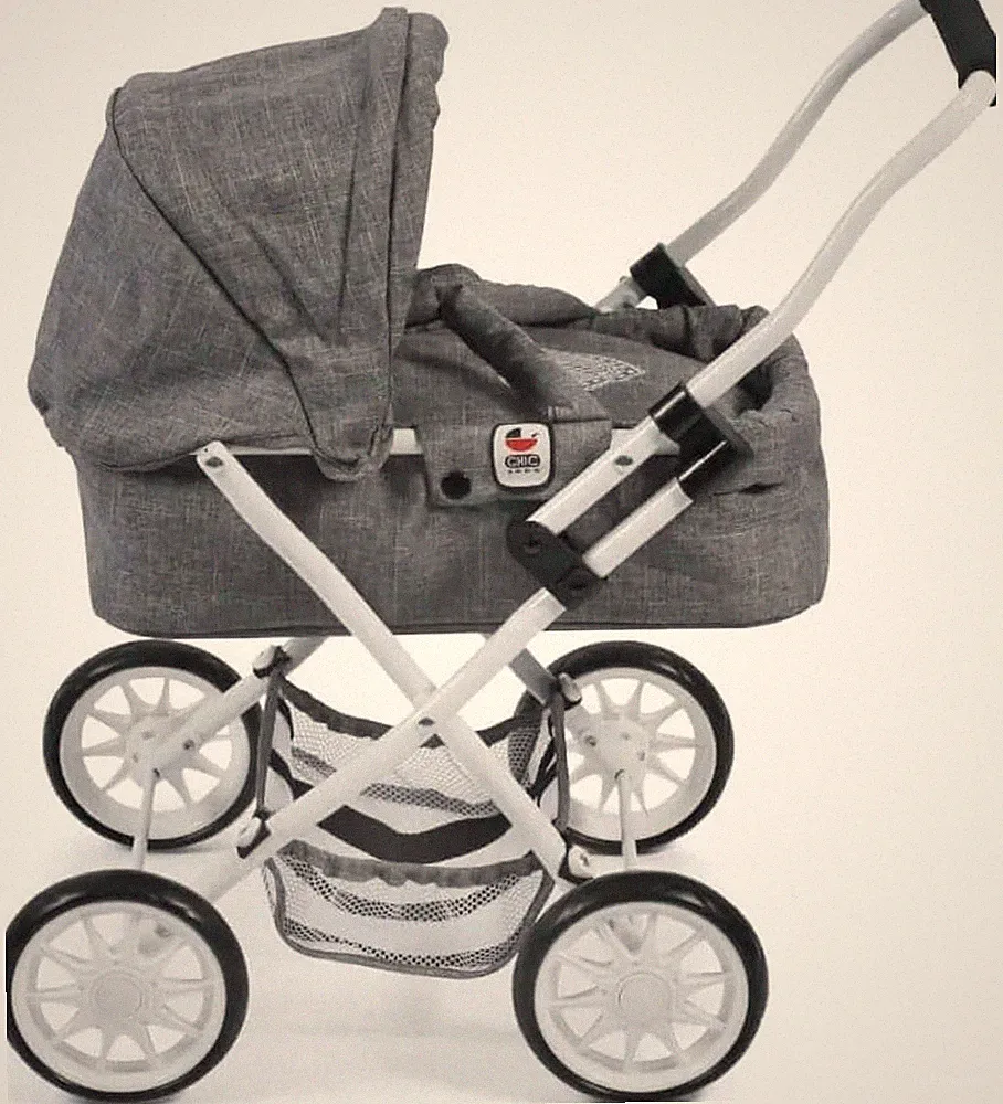 Bayer Chic 2000 Puppenwagen Smarty, für Kinder ab 2 Jahren, , Grau , Tragetasche