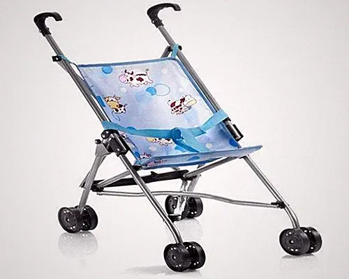 Bayer CHIC2000 Mini-Buggy Puppenbuggy Puppenwagen Funny Hellblau 60006
