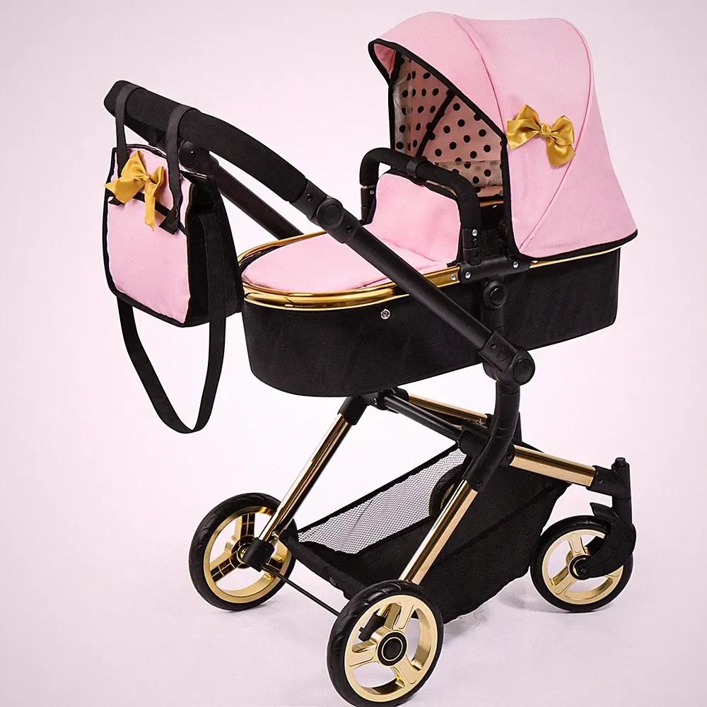 Bayer Design Kombi-Puppenwagen Vario gold TOP
