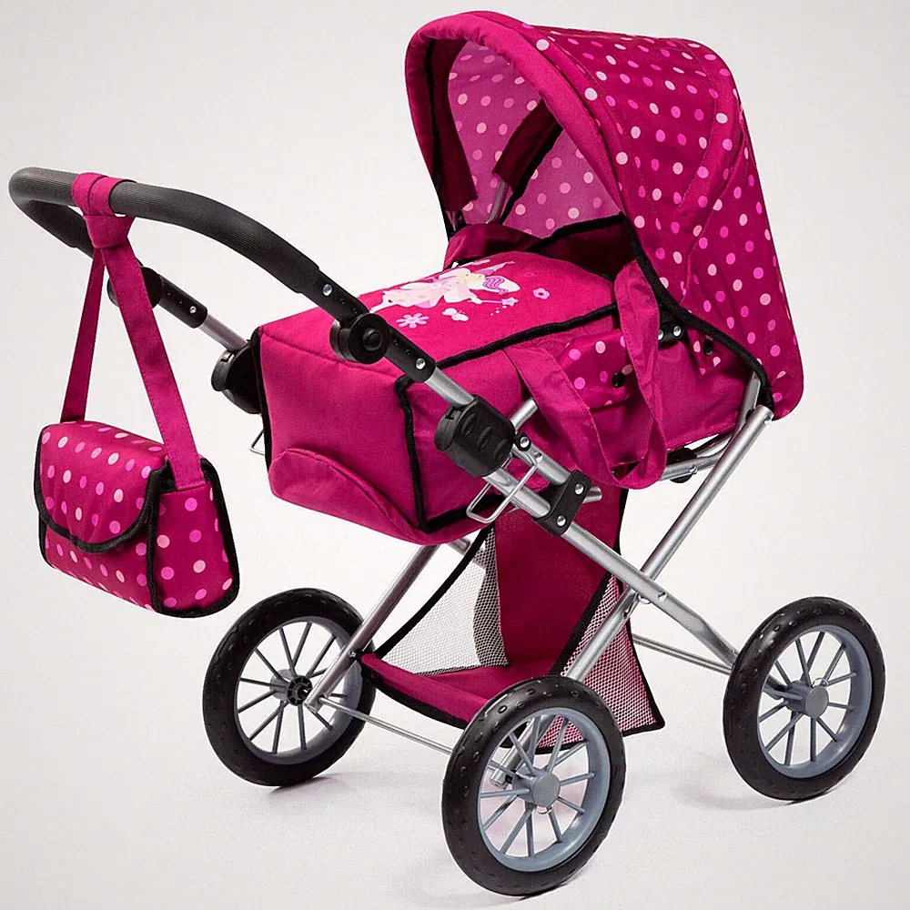 Bayer Puppenwagen City Star bordo für Puppen bis 46cm Sportwagen Jogger 13667AA