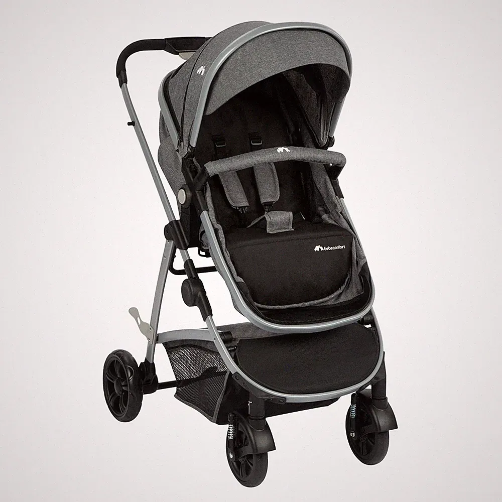 Bebeconfort 2 in 1 Kinderwagen Buggy Babyschale faltbar Hello Trio black - Neu
