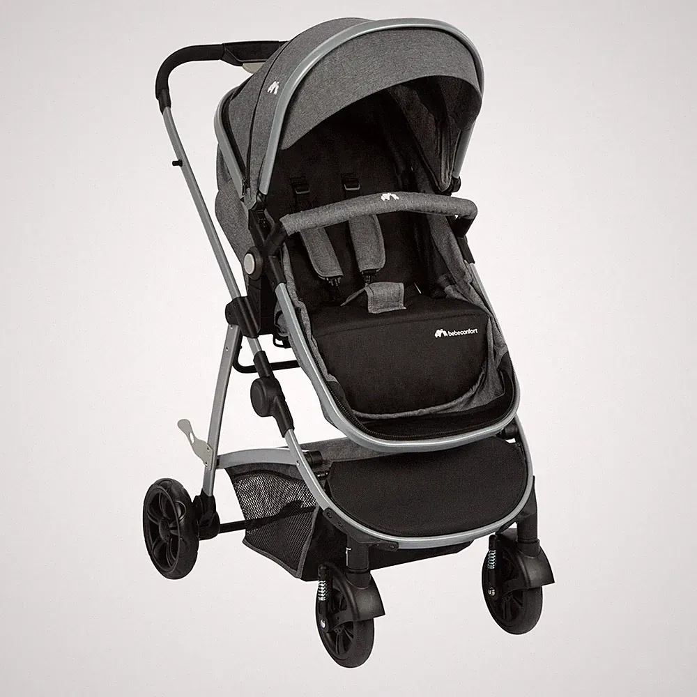 Bebeconfort 2 in 1 Kinderwagen Buggy Babyschale faltbar Hello Trio black - Neu