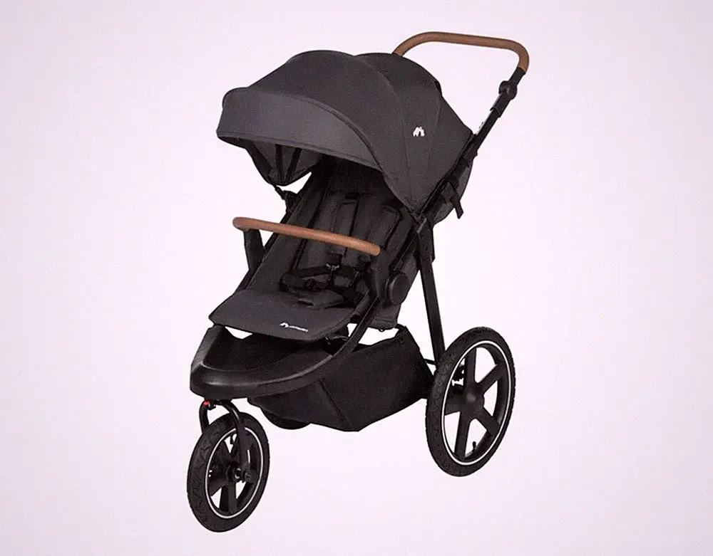 Bebeconfort Kinderwagen Cloudy Mineral Graphite mit großem Lüftungsfenster