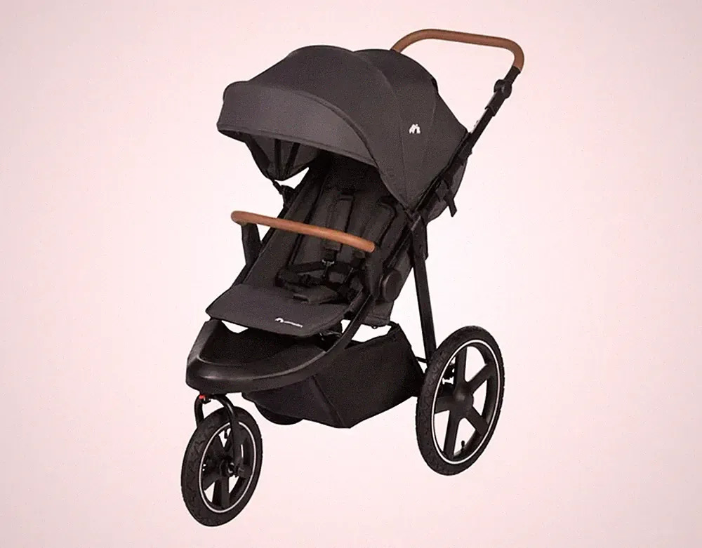 Bebeconfort Kinderwagen Cloudy Mineral Graphite mit großem Lüftungsfenster