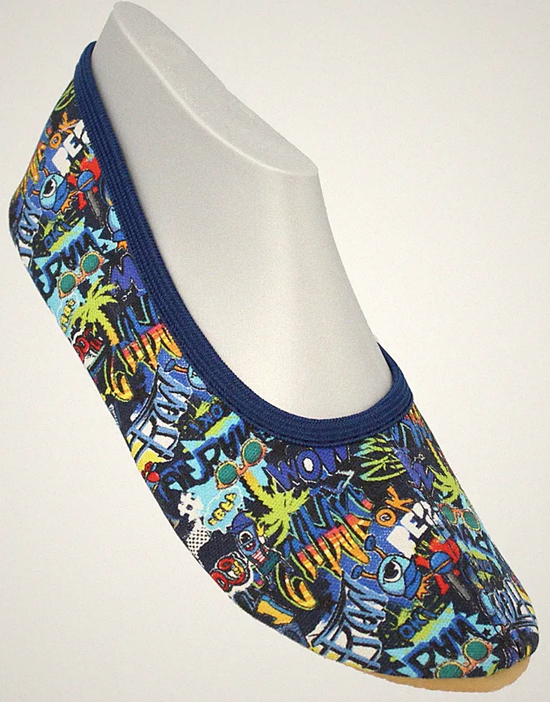 Beck 286 Graffiti Gymnastikschuh Turnschuh Kinder Turnen Haus Schuhe Jungs