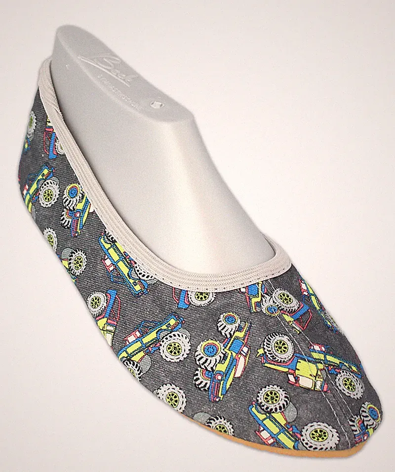 Beck Gymnastikschuh Turnschuh Kinder Turnen Haus Schuhe Jungen Monster Cars 288