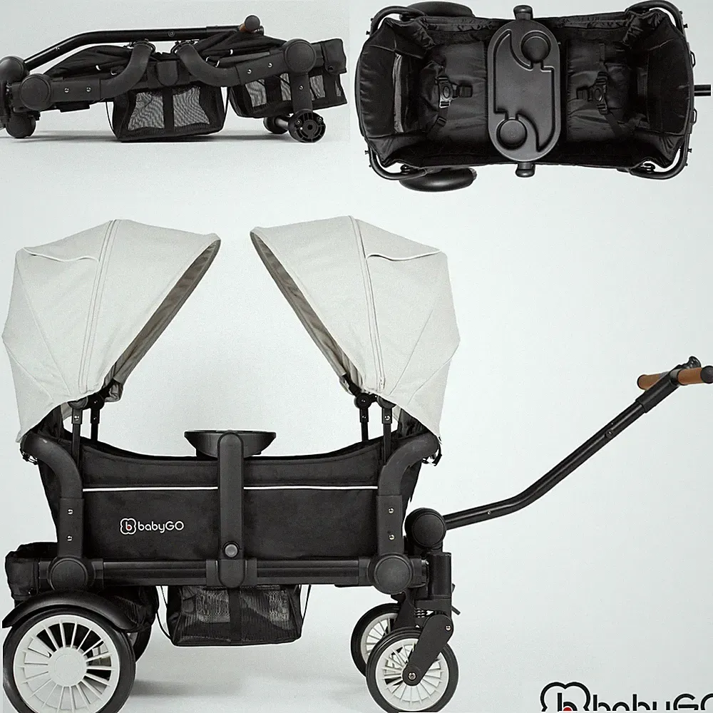 Bollerwagen Buggy Handwagen Zwillingswagen Kinderwagen Strandwagen Cozy Rider