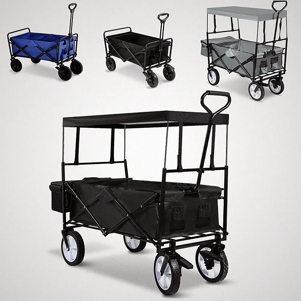 Bollerwagen Handwagen Faltbar Transportwagen Strandwagen Kinder Camping Garten