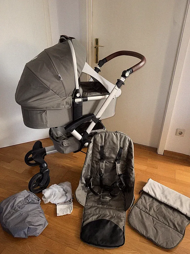 Bonavi 2.0 Kinderwagen Olive Green Kombikinderwagen Kinderwagen