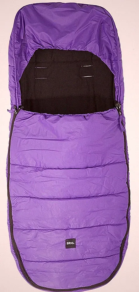 Brio Footmuff Shiny warmer Baby Fußsack für Buggy Kinderwagen Sitzwagen Violett