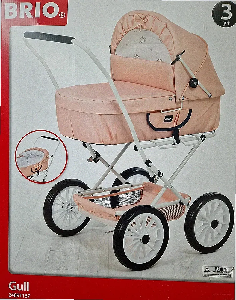 Brio Kinderwagen, Puppenwagen GULL 24891167, Orange, 43x47x71cm, NEU/OVP