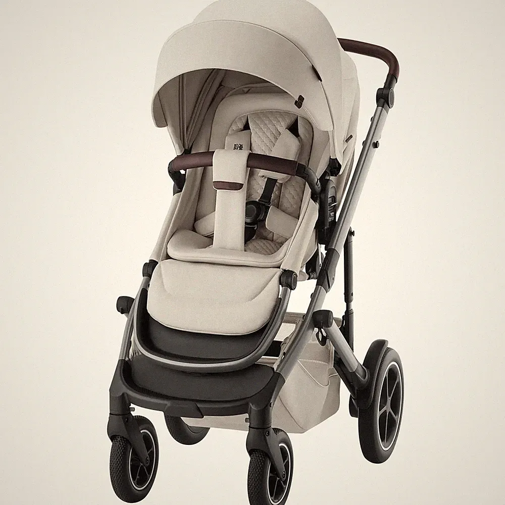 Britax Römer Diamond Kinderwagen Buggy SMILE 5Z LUX Soft Taupe Flugzeugzulassung
