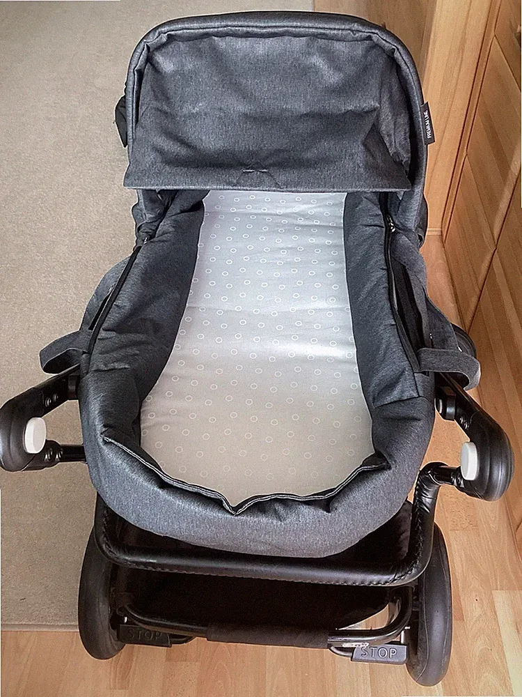 Britax Römer Go Big Kinderwagen/Dreirad Einsitzer Schwarz/Grau mit Babywanne