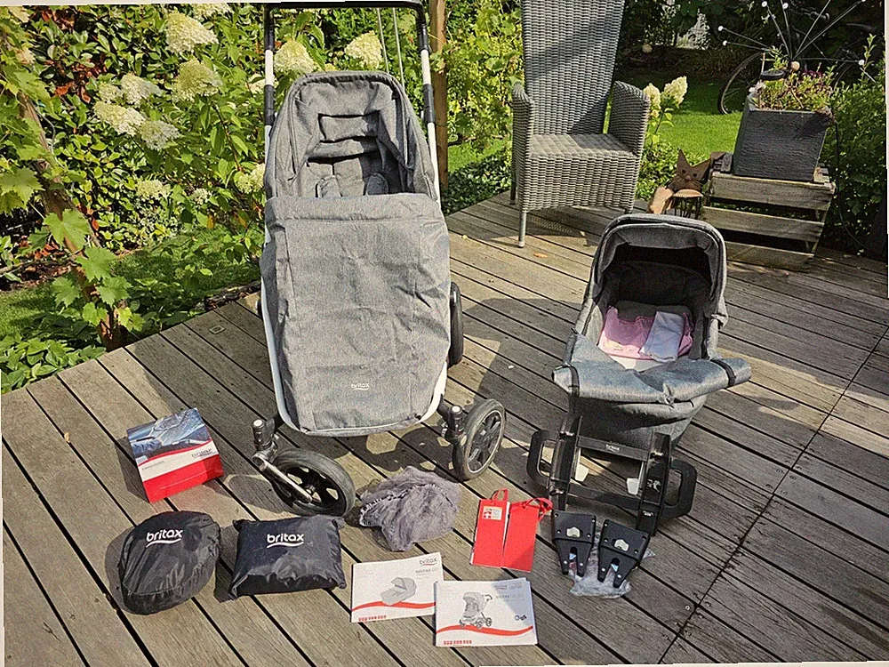 Britax Römer Go Big Kinderwagen mit Babywanne und Sportsitz, sowie Zubehör