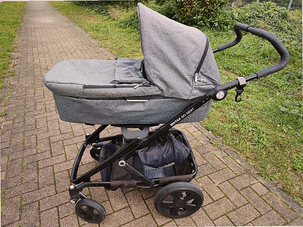 Britax Römer Go Next - Kom­bi­kin­der­wa­gen, Babywanne, Buggy, grau