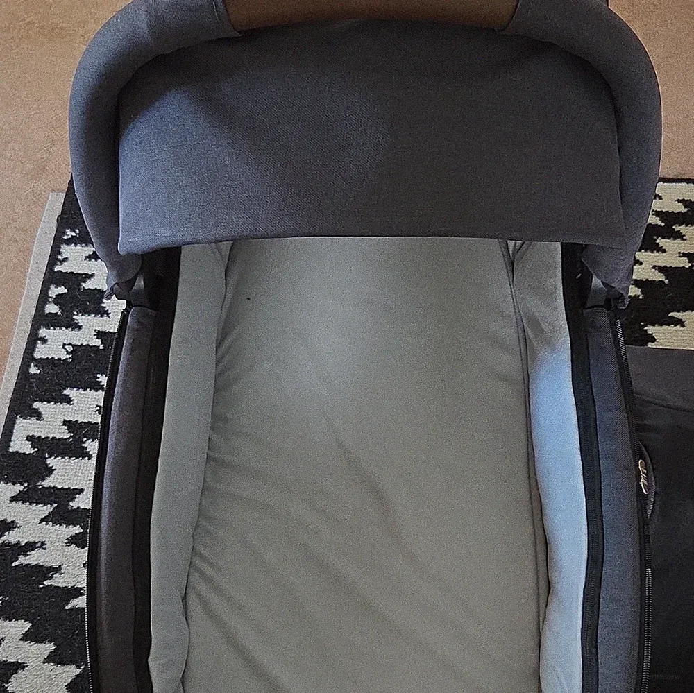 Britax Römer Tragewanne Kinderwagenaufsatz grau mit Verdeck & Fußabdeckung