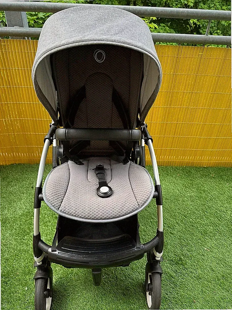 Bugaboo Bee 6 grey grau melange Kinderwagen Top Zustand