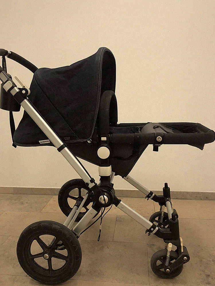 Bugaboo Cameleon Aluminium/Dark Grey/Jeans Kombikinderwagen & Sportwagen...