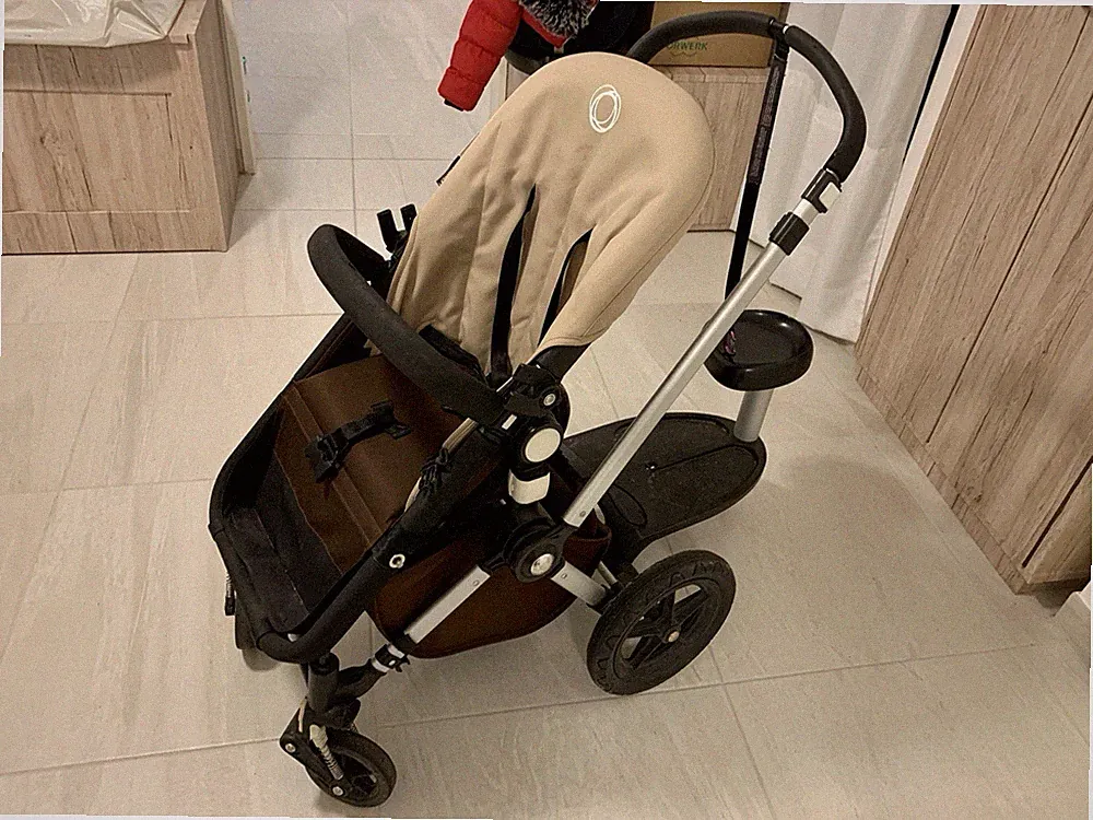 bugaboo cameleon Kinderwagen 2in1, beige-Braun