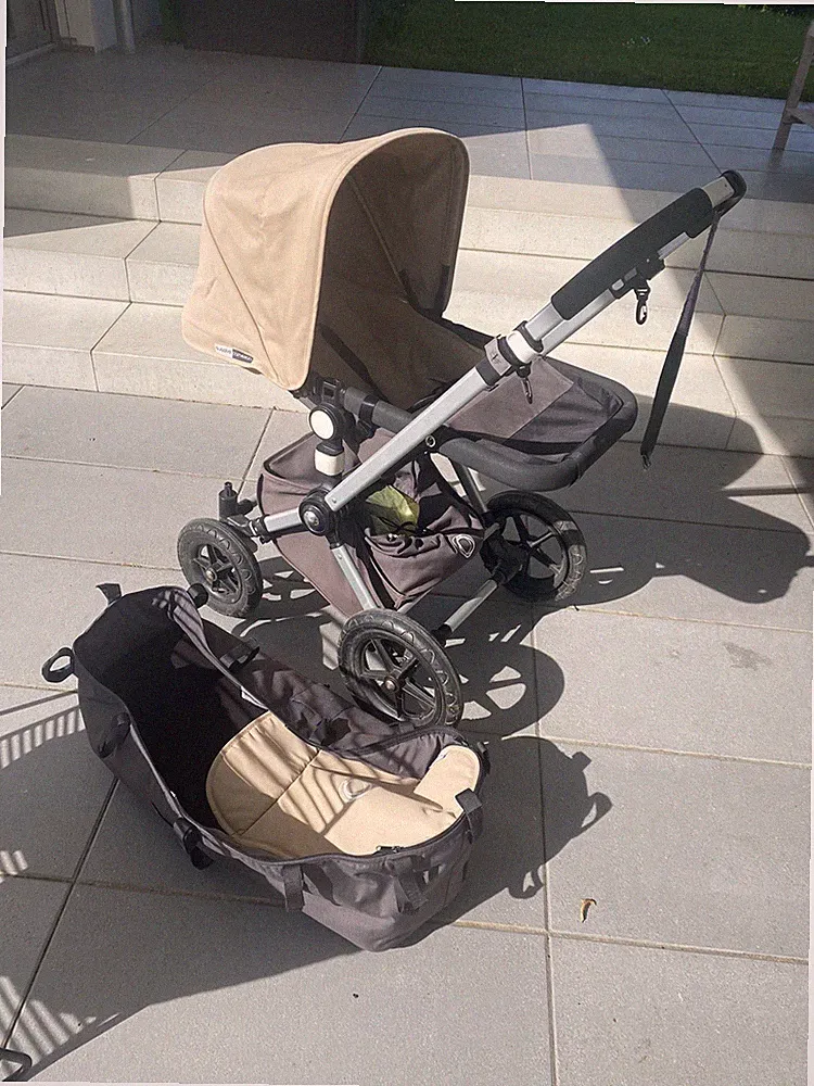 * Bugaboo * Cameleon * Kinderwagen * schwarz beige *