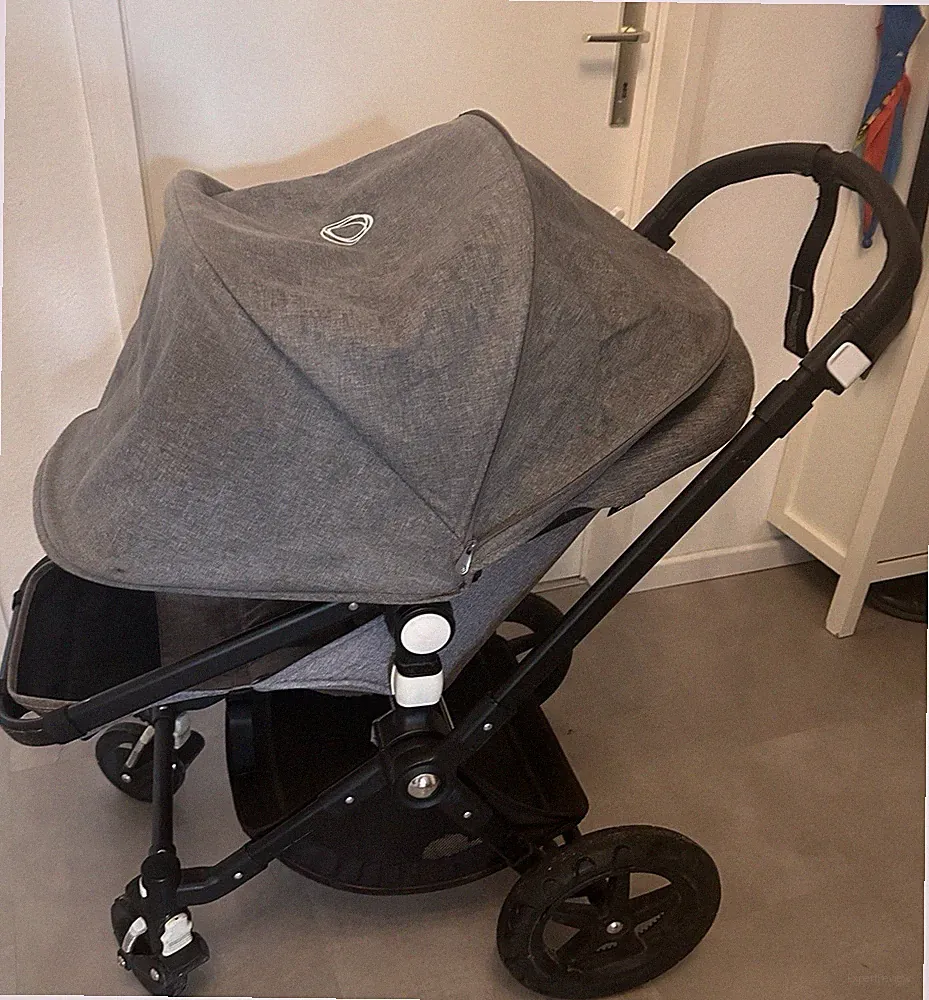 Bugaboo Cameleon Kombikinderwagen/Sportwagen grau, Fußsack, faltbar