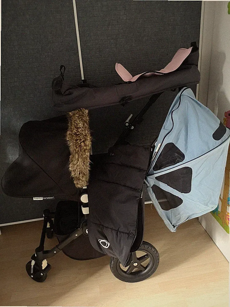 Bugaboo Cameleon3 Set Schwarz Black Kombi-Kinderwagen