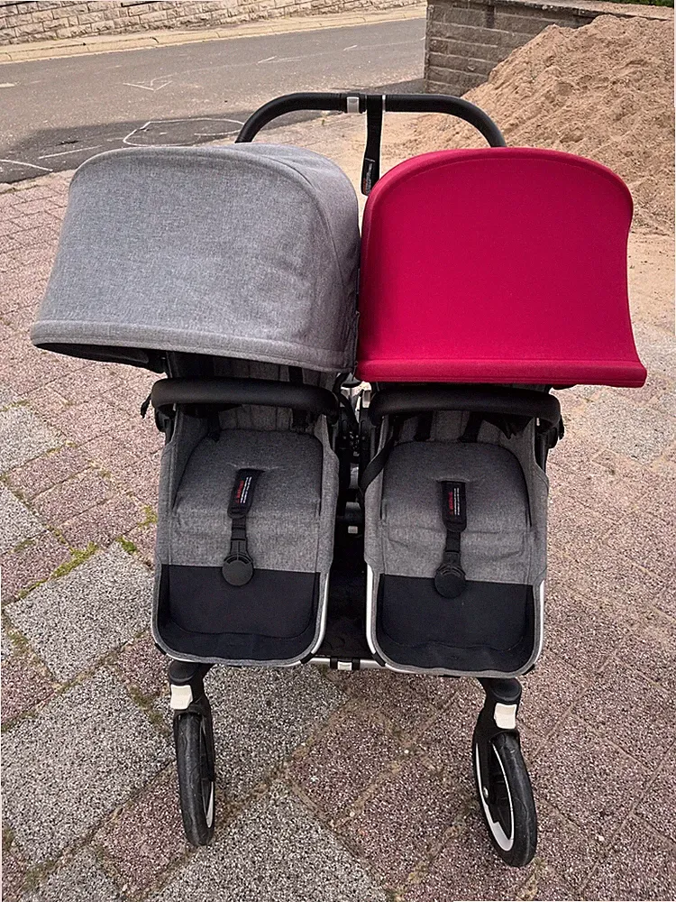 bugaboo donkey 2 2017 Geschwisterwagen Schwarz/Grau