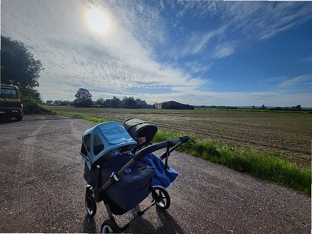 Bugaboo Donkey 5 duo in Stormy Blue/Graphit und Forrest Green inkl. Zubehör