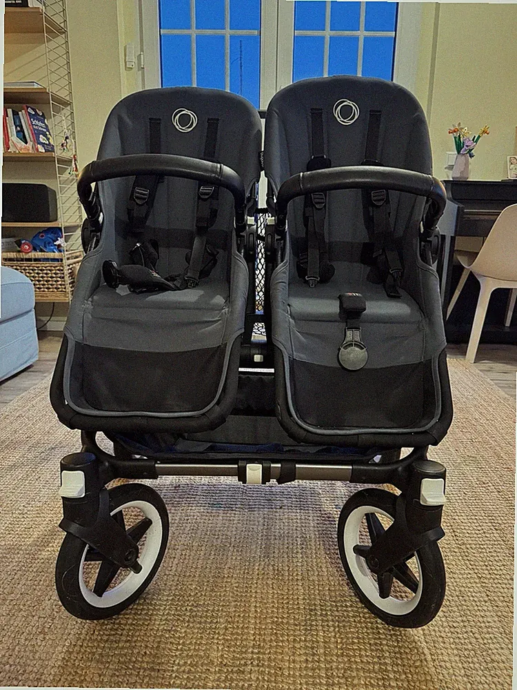 Bugaboo Donkey 5 Duo / Twin With Winter Sacks And Summer Canopys