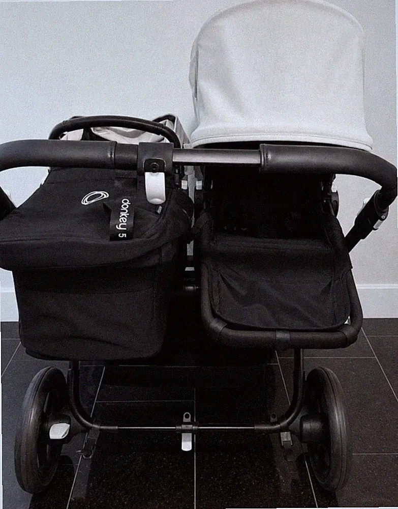 Bugaboo Donkey 5 Kombikinderwagen & Sportwagen Zweisitzer faltbar Schwarz/Beige
