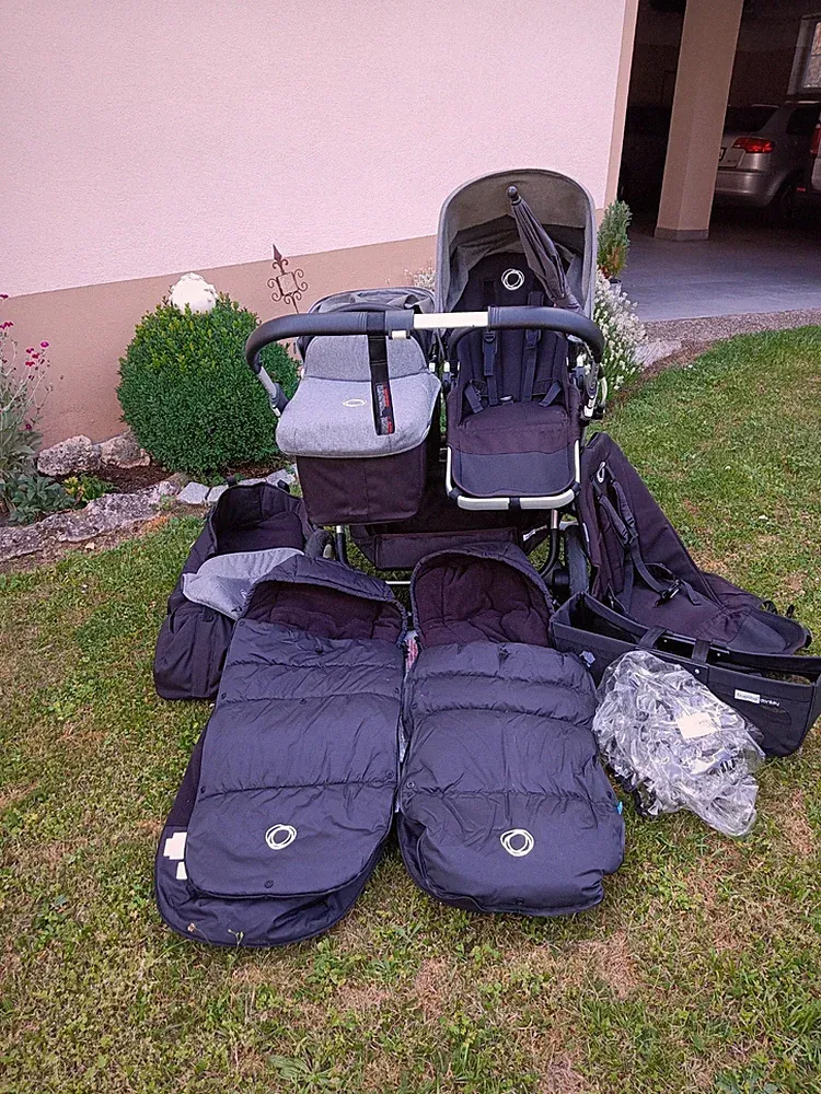 Bugaboo donkey Zwillingswagen im sehr guten Zustand. Komplette Ausstattung