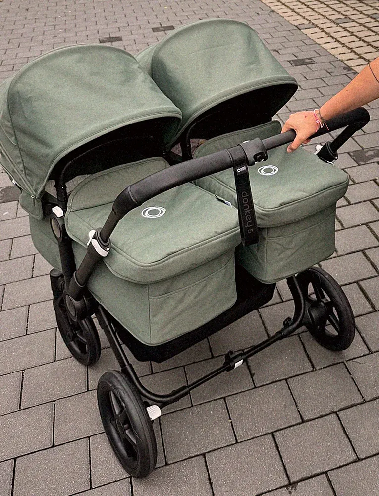Bugaboo Fox 5 Zwillingswagen / Geschwisterwagen / Oliv / Guter Zustand