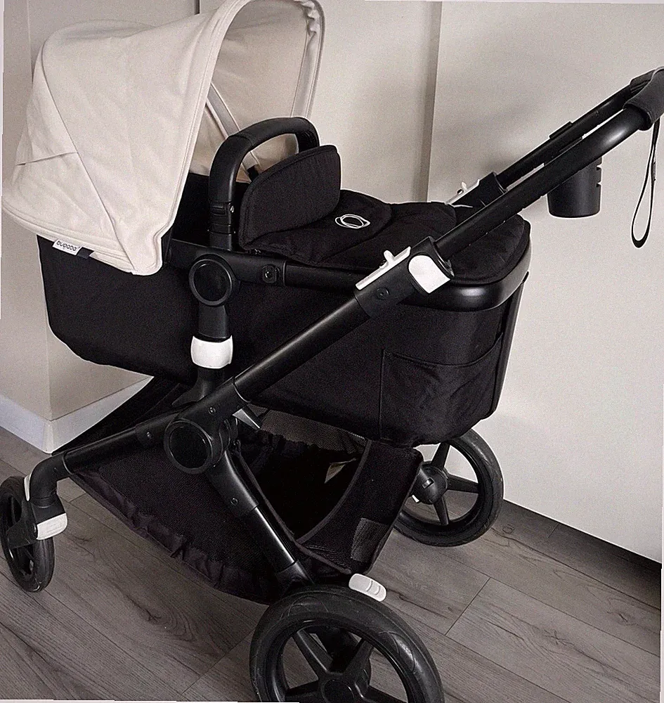 Bugaboo Fox2 Kombikinderwagen & Sportwagen faltbar mit Flaschenhalter sw/ws