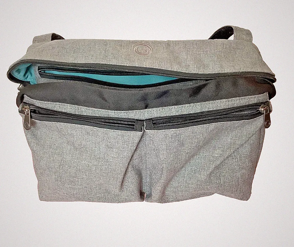 Bugaboo Kinderwagen Organizer Tasche Grau Melange Wickelkinderwagen Buggy