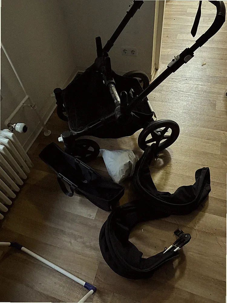 Bugaboo-Kombi Duo Kinderwagen Geschwister (2 Sportsitzen, 1x Baby Wanne)