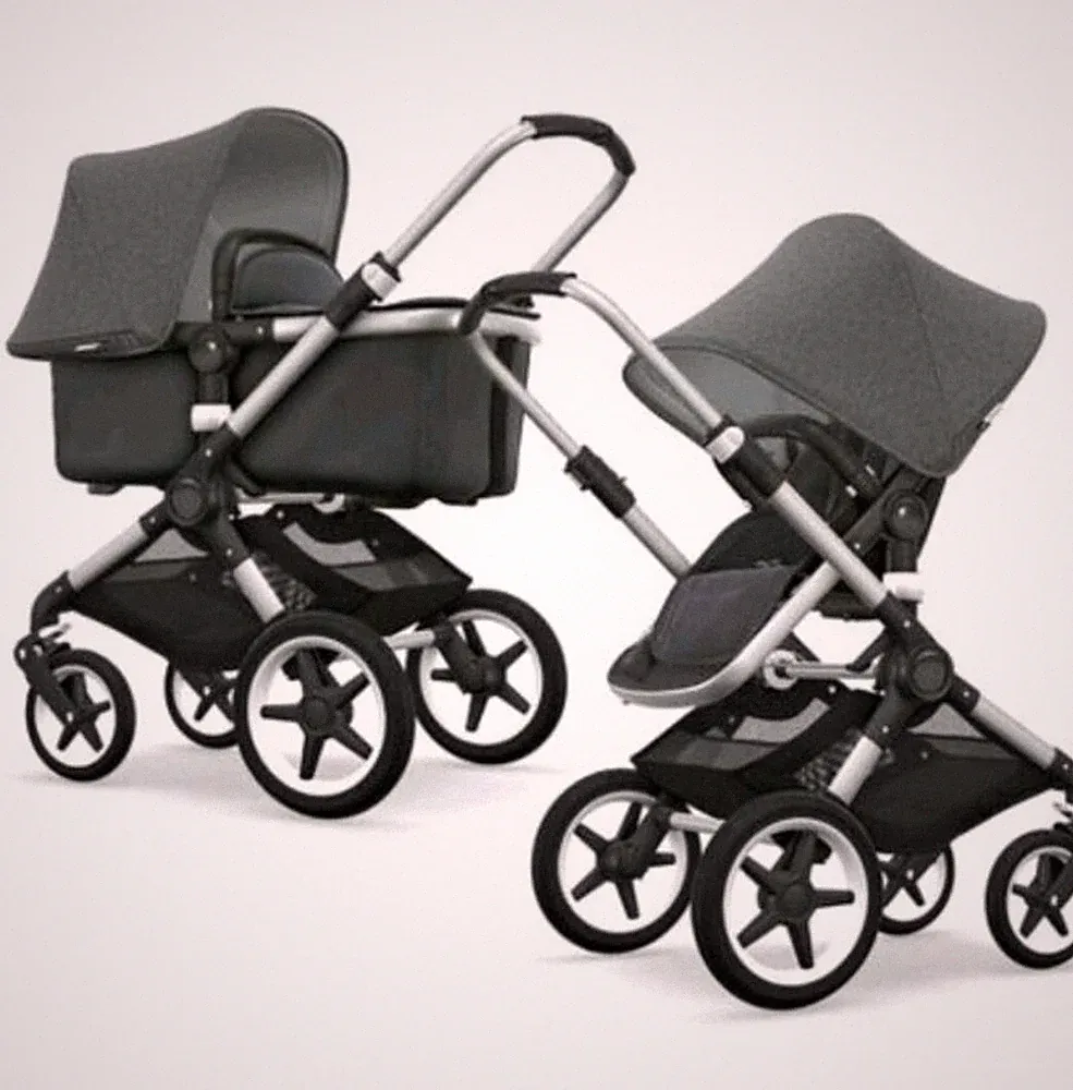 Bugaboo Kombikinderwagen,Buggy, grau, neuwertig