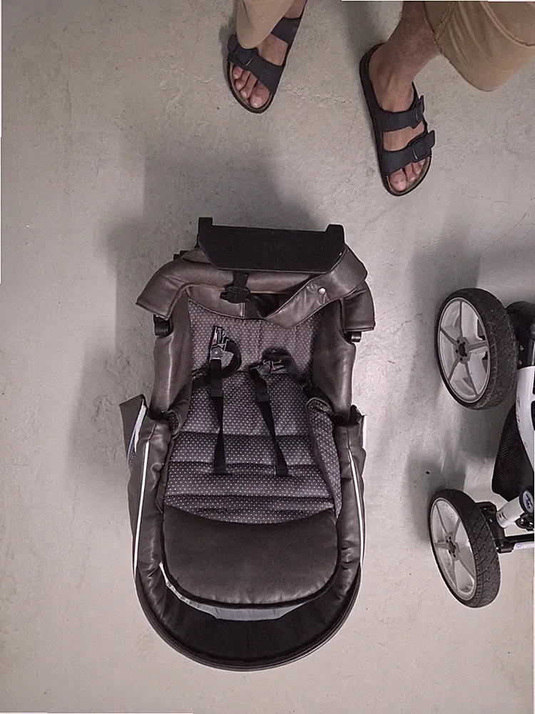 Bugaboo Kombikinderwagen & Sportwagen Einsitzer faltbar Braun/Grau, 5-Punkt