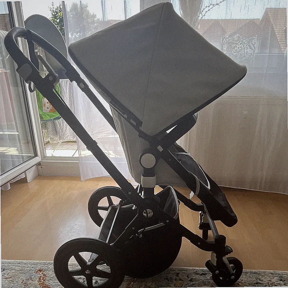 Bugaboo Kombikinderwagen & Sportwagen Einsitzer klappbar Beige/Schwarz &babywane