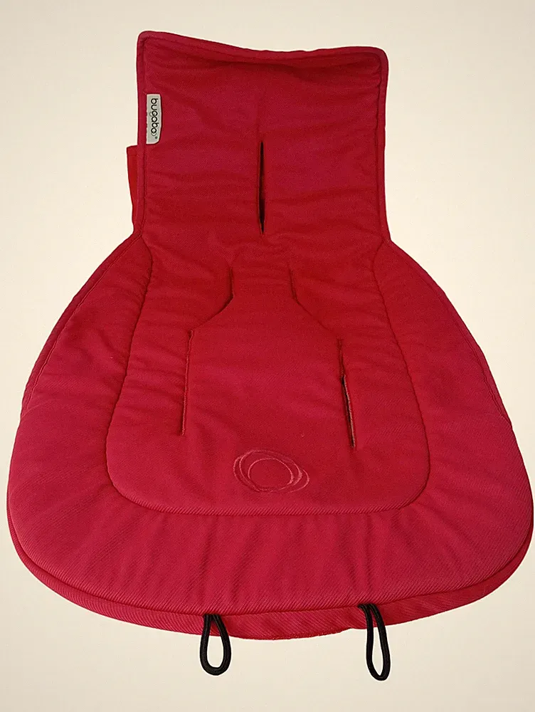 BUGABOO Sitzkissen Kinderwagen Zubehör Rot 83x42cm